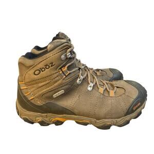 Oboz Bridger Waterproof Brown Leather Hiking Boot Men size 10.5